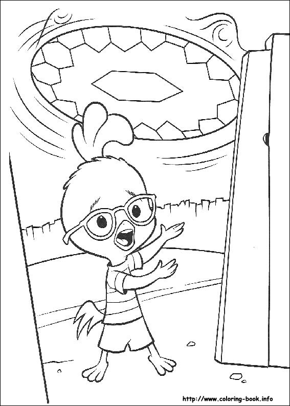 Chicken Little coloring picture